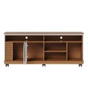 Ver imagem 3 de Rack para TV até 65 Polegadas Ripado 150 cm Rodízio Colibri Freijó/Off White Jurerê