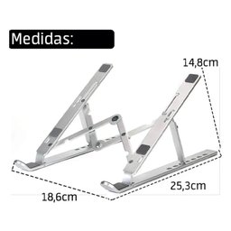 Suporte Dobrável Portátil de Alumínio para Notebook Vision - 5