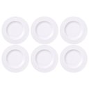Ver imagem 1 de Jogo 6 Pratos de Sobremesa Branco em Porcelana 21cm Mesa Posta Ingrid Tramontina