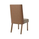 Ver imagem 7 de Conjunto Sala de Jantar Mesa Manu 120cm Tampo MDF e Vidro Canto Arredondado 4 Cadeiras Anne