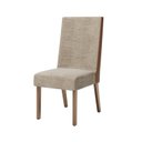 Ver imagem 6 de Conjunto Sala de Jantar Mesa Manu 120cm Tampo MDF e Vidro Canto Arredondado 4 Cadeiras Anne