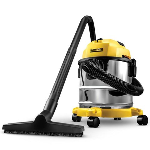 Aspirador de Pó e Água Wdl 1s 1700 Watts 12 Litros em Aço Inox 220 Volts - 10983510 - Karcher Aspira