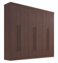 Ver imagem 1 de Guarda Roupa Monte Carlo 6 Portas 6 Gavetas - D'Doro Móveis:Castanho