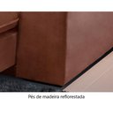 Ver imagem 3 de Sofá Retrátil E Reclinável Atlanta 1,80m 02 Lugares Cobre