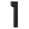Poste Balizador Preto Luminária Jardim 1 Foco P/ Mr11 St2766 - 4