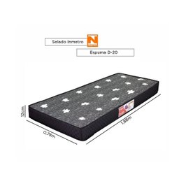 Colchão Solteiro PRORELX Espuma D20 Violeta 78x188x12cm Prorelax - 2