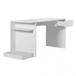Mesa Gamer Escrivaninha Rubi 156,5cm Branca - 2