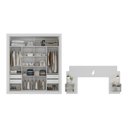 Ver imagem 5 de Guarda-roupas Casal e Cabeceira com 2 Mesas de Cabeceira e Espelhos Multimóveis Mp4328