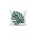 Ver imagem 3 de Kit 3 Almofadas Decorativas 50x50 Estampas Botânica, Geométrica Verde e Lisa