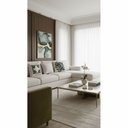 Ver imagem 2 de Kit 3 Almofadas Decorativas 50x50 Estampas Botânica, Geométrica Verde e Lisa