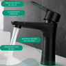 Torneira Banheiro ou Lavabo Monocomando Misturador de Bancada em Metal Estilo Industrial Moderna  Pr - 3