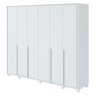 Guarda-roupa 6 Portas 6 Gavetas 100% Mdf com Pés Imperatore - 3