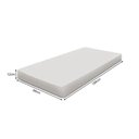 Ver imagem 3 de Bicama Dublin Estofado Capitonê Veludo Bege Madeira com Cama Auxiliar 2 Colchões 