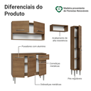 Ver imagem 6 de Armário de Cozinha Completa 197 Cm Emilly Madesa 01