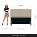 Ver imagem 3 de Cabeceira Estofada para Cama Queen Sevilla Bege - M. Arapongas 03