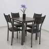 Conjunto Mesa Lisboa 80 Cm com 4 Cadeiras Milão Quality - 1