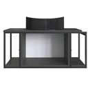 Ver imagem 4 de Gabinete Suspenso para Banheiro 80cm P1019 Grafite com Cuba Berlin Preta
