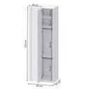 Ver imagem 6 de Conjunto Mesa e Cadeira Evolutiva, Prateleira e Guarda Roupa Modulado Wave Casatema MadeiraOriginals Branco/Marrom