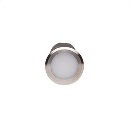 Embutido de Solo Led Taschibra Thin 1w Redondo Bivolt Prata - 5