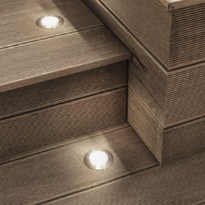 Embutido de Solo Led Taschibra Thin 1w Redondo Bivolt Prata