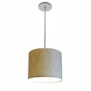 Ver imagem 1 de Lustre Luminária Pendente Vivare Free Lux Pe-4105cz Cúpula em Tecido 20x22cm