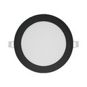 Ver imagem 1 de Kit 10 Painéis de LED Redondo Embutir 18W 6500k Bivolt Preto Blumenau Iluminação