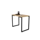 Ver imagem 4 de Mesa de Cozinha Porto Natural 90 cm com 02 Cadeiras Eiffel Preto - D’Rossi