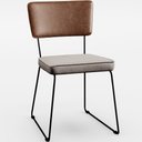 Ver imagem 4 de Mesa Capri 160cm Off White Nature E 6 Cadeiras Allana B05 Couríssimo Marrom Linho Bege - Lyam