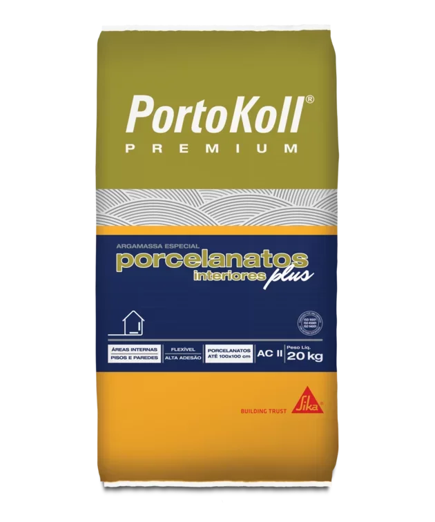 Argamassa Porcelanatos Internos - AC2 Portokoll - Cinza 20kg - 1