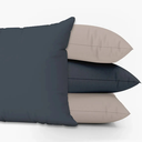 Ver imagem 1 de Kit 4 Capas Almofadas Decorativas Duplas Lisas 45x45 Id Decor:Cinza e Cinza Escuro