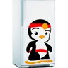 Adesivo de Geladeira Pinguim Ninja-Grande 50x78cm - 1