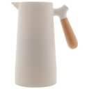 Ver imagem 2 de Garrafa Térmica Nórdica com Alça de Madeira 1L Branco