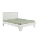 Ver imagem 1 de Cama Casal Slim com Peseira Baixa 7003 Branco Fosco