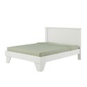 Ver imagem 2 de Cama Casal Slim com Peseira Baixa 7003 Branco Fosco