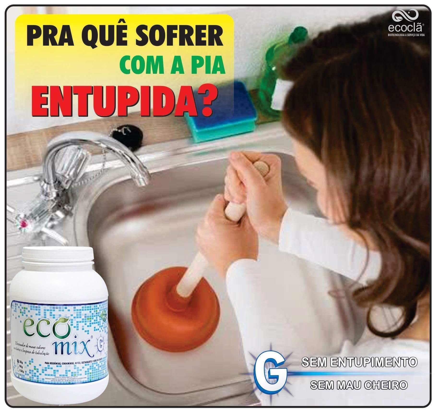 Ecomix G 500g - Desentupidor, Limpa Caixa de Gordura e Fossa - 6