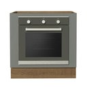 Ver imagem 3 de Balcão para Forno de Embutir 80 X 60 Cm sem Tampo Rustic/cinza Agata Madesa Rustic/cinza