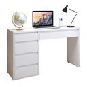 Ver imagem 3 de Escrivaninha Berlim 5 Gavetas 100% MDF 136cm Yescasa