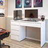 Escrivaninha 5 Gavetas 100% MDF Berlim Yescasa - 10