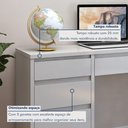 Ver mais imagens de Escrivaninha 100% Berlim 5 Gavetas 136cm Yescasa Off White
