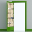 Ver imagem 3 de Sapateira de Porta e Parede 20 Sapatos Divisorias Vertical com Capacidade para 10 Pares Dobravel