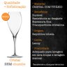 Kit 6 Taças Cristal Titânio Vinho Branco Bohemia Lenny 340ml - 2