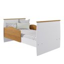 Ver imagem 3 de Berço Mini Cama Conforto Nature/branco - Permóbili Baby