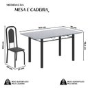Ver imagem 3 de Conjunto Sala de Jantar com 6 Cadeiras Lara Preto
