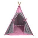 Ver imagem 3 de Cabana Pet Camping Cachorro Gato - Algodão Poá - 70x70x84cm - Cinza