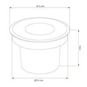 Ver imagem 5 de Embutido de Solo Led Nordecor Senf 6851 20w 24° Alto Irc 90
