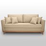 Sofá Namoradeira 2 Lugares Base de Madeira Linho Premium Moderno Minimalista Confortável Ulisses - 4