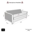 Ver imagem 6 de Sofá Namoradeira 2 Lugares Base de Madeira Linho Premium Moderno Minimalista Confortável Ulisses