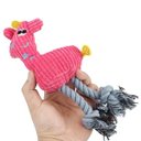 Ver imagem 4 de Mordedor de Pelucia Caes Pet Cachorro Gato Brinquedo com Apito Animal de Estimaçao Resistente Seguro