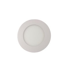 Plafon Sobrepor 6w Redondo Branco Quente Cozinha Banheiro - 5
