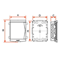 Ver imagem 4 de Quadro Tigre 12/16c Pvc Emb. Branco S/bar
